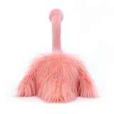 JellyCat Rosario Flamingo Flamant Rose Toutou Dos