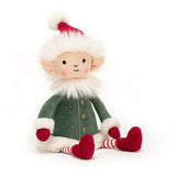 Peluche Leffy l'elfe de Noël Jellycat