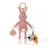 Jellycat - Jouet d_activités Pour Bébés Lapin Rose SRA2B_2 Dos