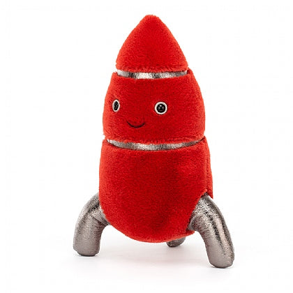 Jellycat Peluche Cosmo Pop Rocket Fusée Rouge