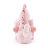 Jellycat TouTou Doudou Hyppocampe Sea Horse Soother Jellycat Verso