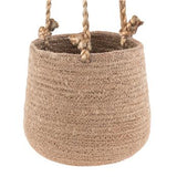 Karma Hanging Woven Just Basket Planter Natural Cache-pot Suspendu Ensemble Set 2 Naturel 3