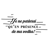 La Maison Du Bar - Verre Gravé Présence Vodka Détails
