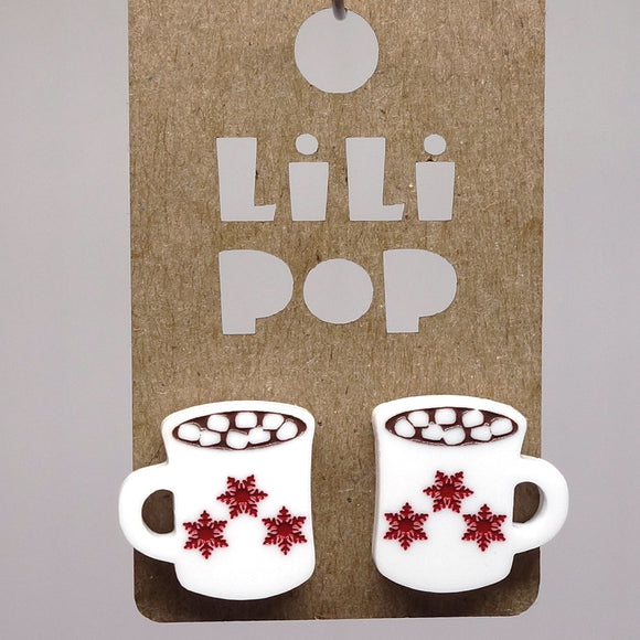 LiliPop - Boucles D'Oreilles - Chocolat Chaud 0649