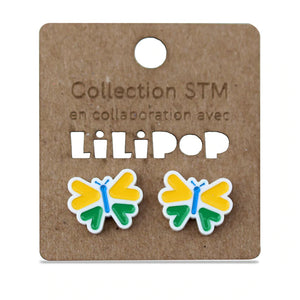 LiliPop - Collection STM - Boucles d'oreille - Imagerie Papillon