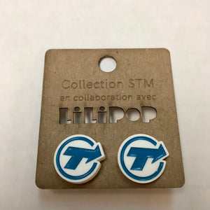 LiliPop - Collection STM - Boucles d'oreille - Logo CTCUM