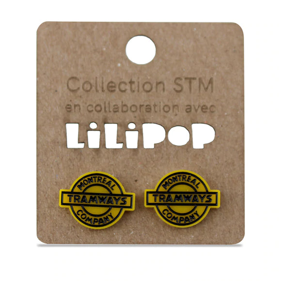 LiliPop - Collection STM - Boucles d'oreille - Montréal tramway Company