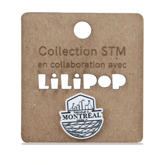 LiliPop - Collection STM - Epinglette - Fabriqué A Montréal 1