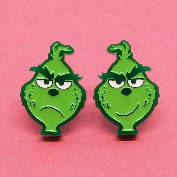 LiliPop Boucle D'Oreille Grinch