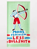 Linge à vaisselle "More feminism Less bullshit"