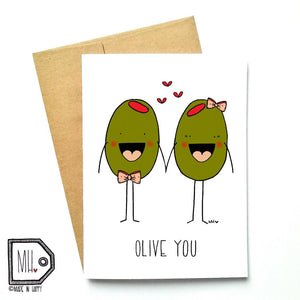 Made In Happy - Carte De Souhait - Olive You