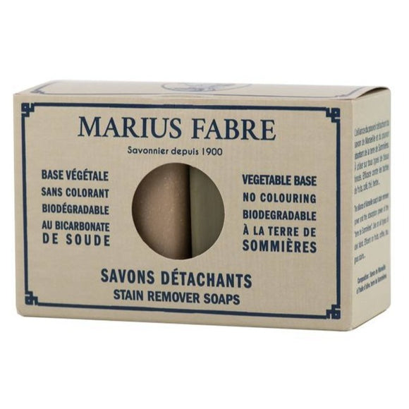 Marius Fabre Duo De Savons Détachants Au Bicarbonate De Soude Et Terre De Sommières 2 X 150g