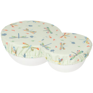 Now Design Duo Couvre-Bols Libellules Bowl Cover Set 2 Dragonfly