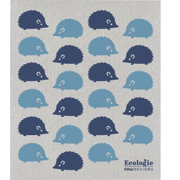 Now Design Ecologie Lingette Suédoise Swedish Sponge Cloth Happy Hedgehog