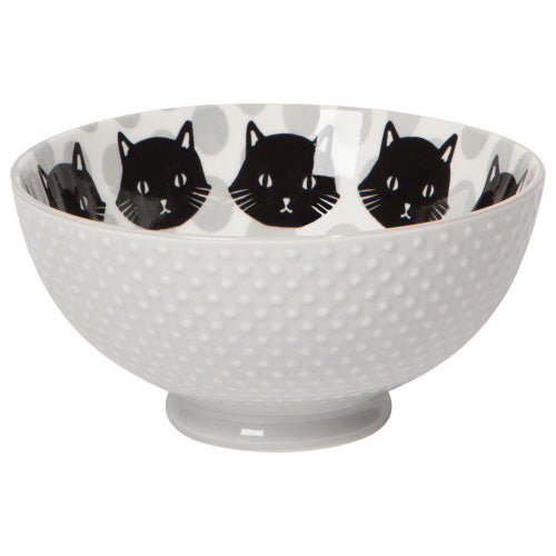 Now Design Moyen Bol Félins Chats Bowl Stamped 6inch Felines