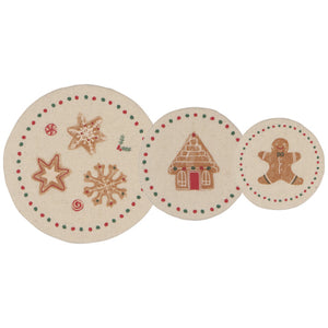 Now Designs - Trio De Couvre-Bols Petits Xmas Cookies