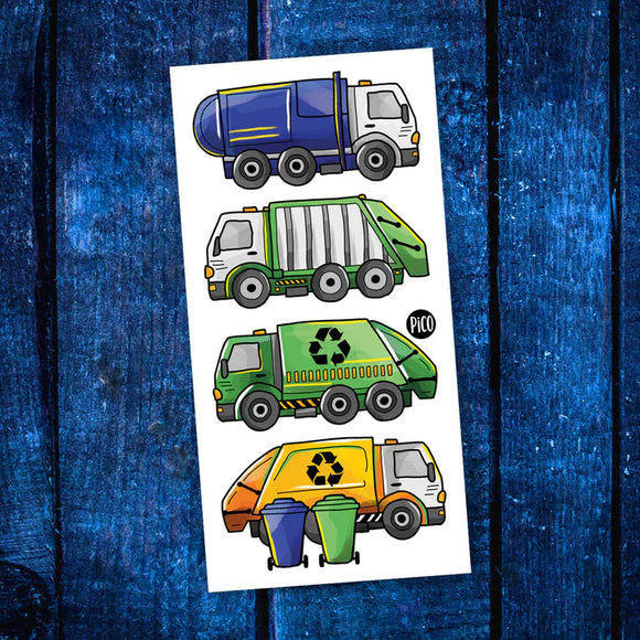 PICO Tatouages Temporaires - Les Camions De Recyclage