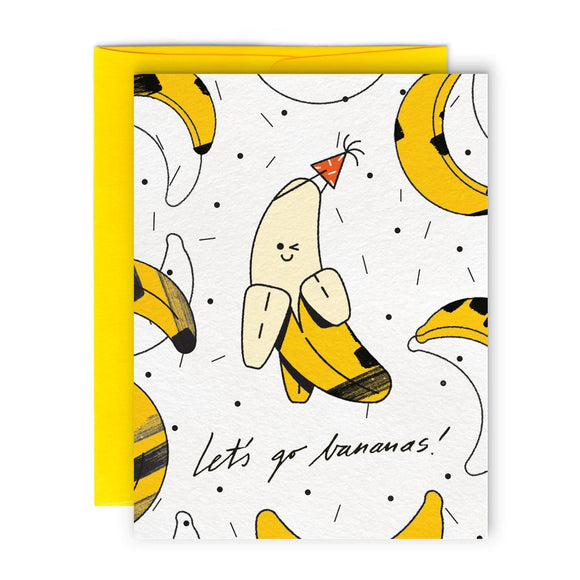 Paperole - Carte de Souhait - Bananas