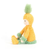 Ananas guilleret vu de profil