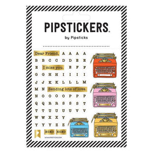Pipsticks - Autocollants Machine À Écrire
