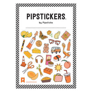 Pipsticks - Autocollants Orange