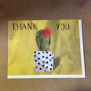 Roger Laborde Carte Cactus Thank You