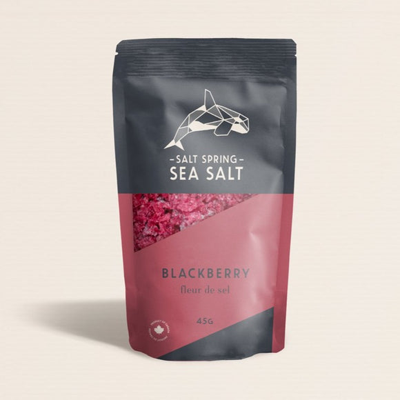 Salt Spring Sea Salt Blackberry Fleur De Sel Mûre