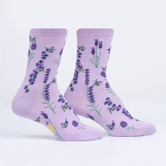 Sock It To Me - Bas Femme Mi-hauteur - Bees And Lavender -N5574 a