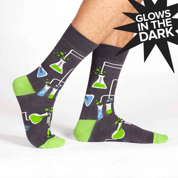 Sock It To Me Bas Pour Homme Laboratory Glow In The Dark