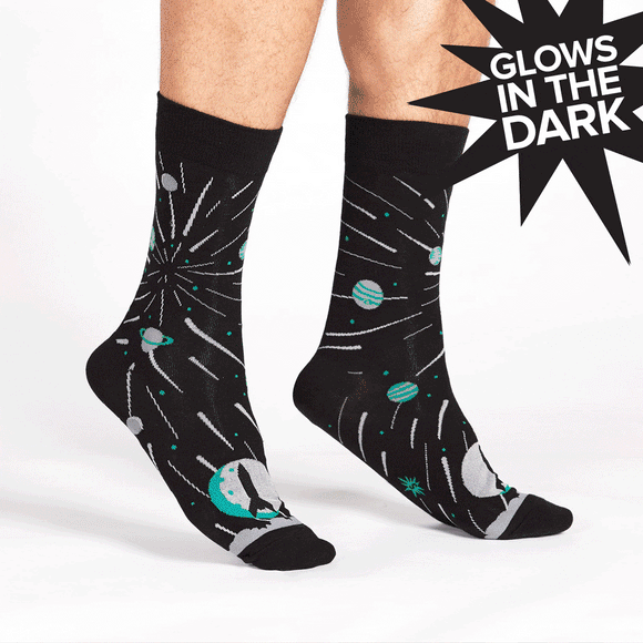 Sock It To Me Bas Pour Homme Speed Of Feet Glow In The Dark