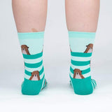 Sock It To Me Femme Bas Mi Hauteur Loutre My Otter Foot2