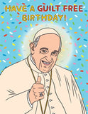 The Found Carte D'Anniversaire Pape François Pope Francis Birthday Card