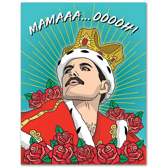 The Found Carte De Fête Des Mères Freddie Mercury Mother's Day Card