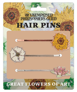 UPG Barrettes Great Flowers of Art Hairpins 1