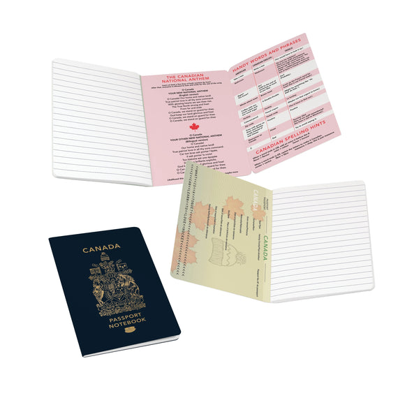 Carnet de notes - Passeport Canadien