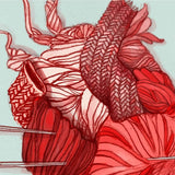 Valerie Boivin Carte Coeur De Laine Détail