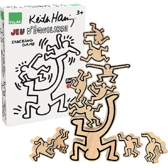 Vilac Jeu D'Équilibre Kieth Haring Stacking Game