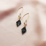 Vintage Glory 22 - Adele Earrings Emerald