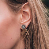 Vintage Glory 22 Julia Stardust Ear Jackets Charcoal