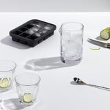 W&P Everyday Ice Cube Tray Charcoal Lifestyle