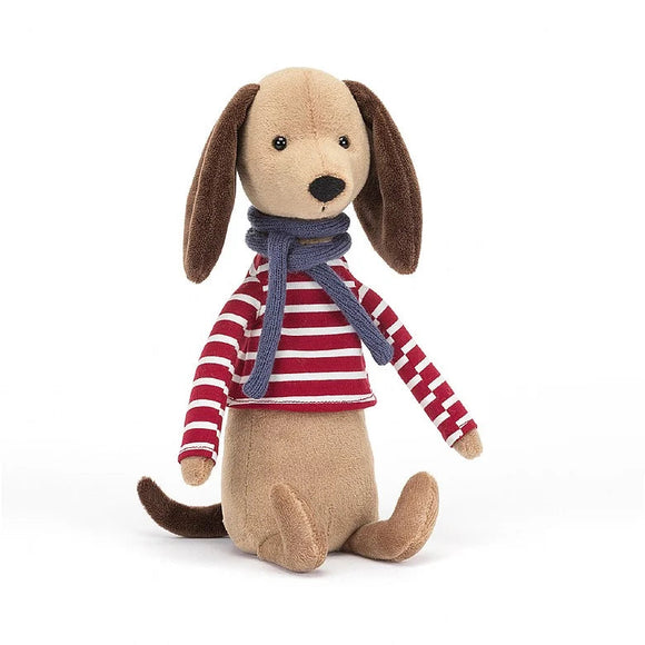 jellyCat Beatnik Buddy Sausage Dog Face