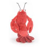 jellyCat Larry Lobster Écrevisse Toutou Face