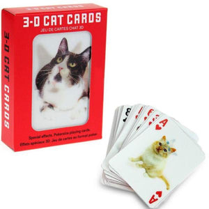 Carte à jouer chien et chat 